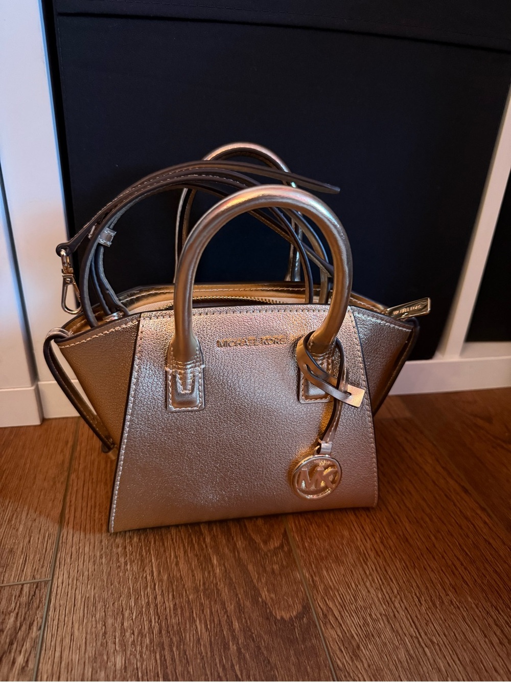 Michael Kors Metallic Gold Satchel